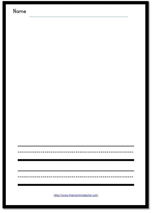 Drawing and Writing Printable The Mommy Teacher