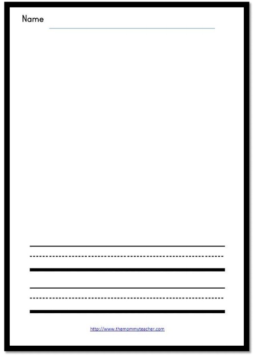 Drawing And Writing Printable The Mommy Teacher