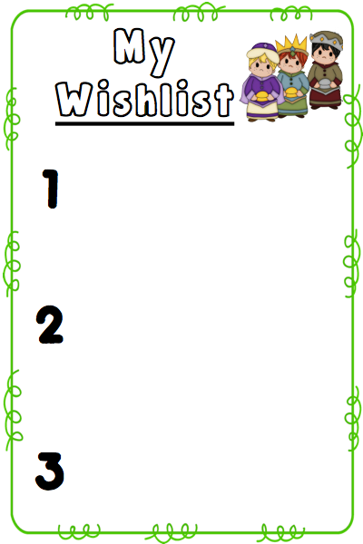 Christmas Wishlist Templates Freebie The Mommy Teacher