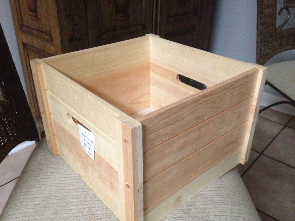 Wooden Crate from Hobby Lobby